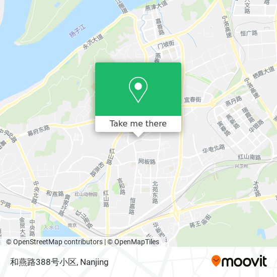 和燕路388号小区 map