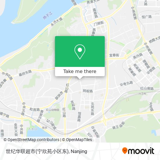 世纪华联超市(宁欣苑小区东) map