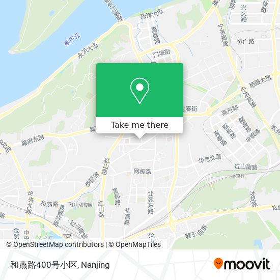 和燕路400号小区 map