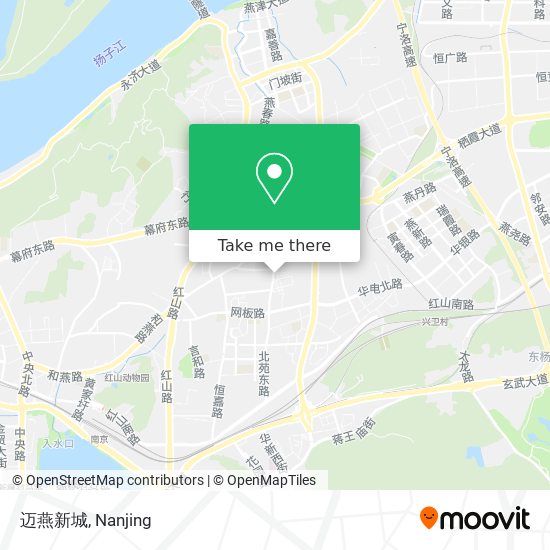 迈燕新城 map