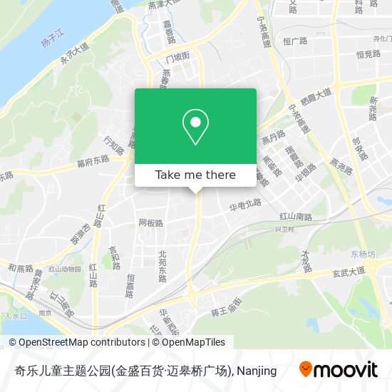 奇乐儿童主题公园(金盛百货·迈皋桥广场) map