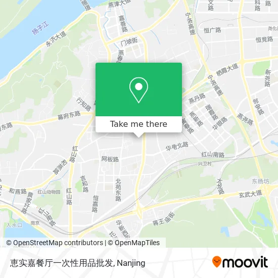 恵实嘉餐厅一次性用品批发 map