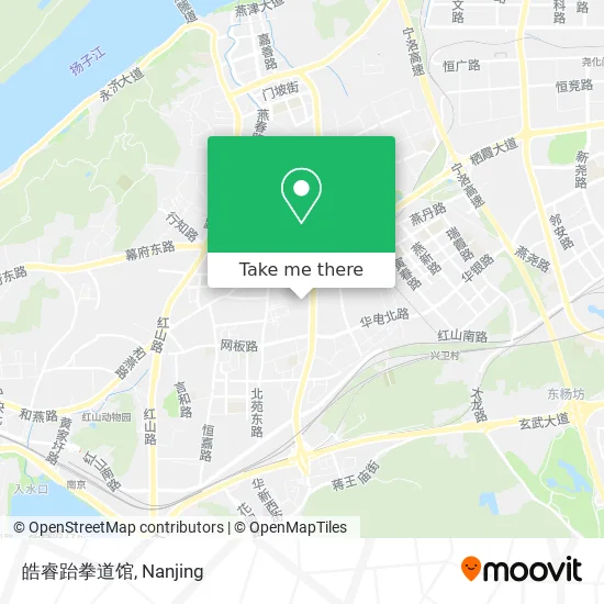 皓睿跆拳道馆 map