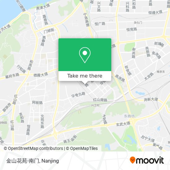金山花苑-南门 map
