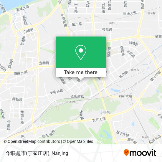 华联超市(丁家庄店) map