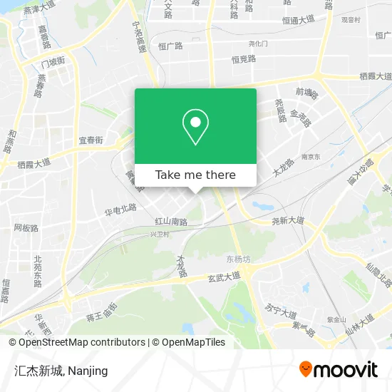汇杰新城 map