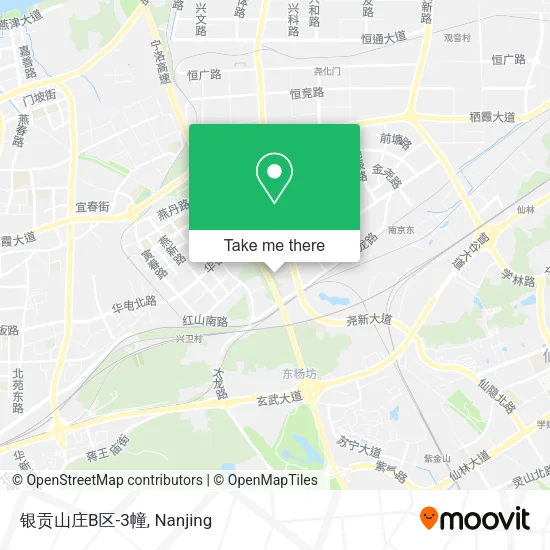 银贡山庄B区-3幢 map