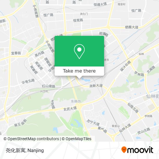 尧化新寓 map