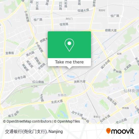 交通银行(尧化门支行) map