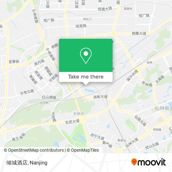 倾城酒店 map