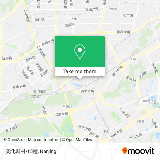 尧化新村-15幢 map