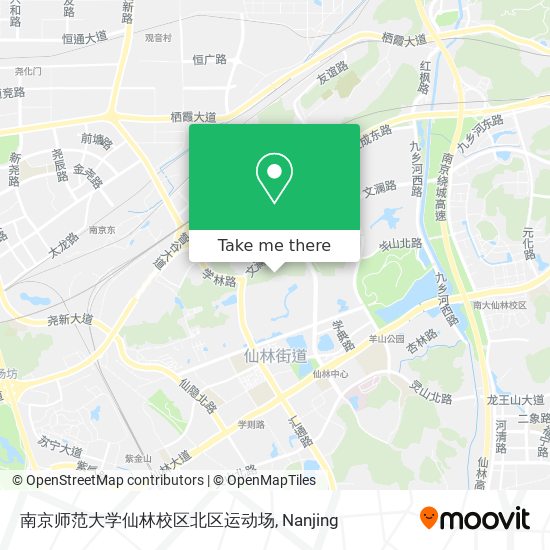 南京师范大学仙林校区北区运动场 map