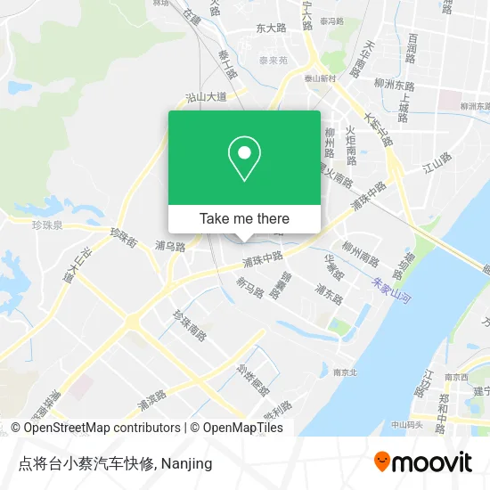 点将台小蔡汽车快修 map