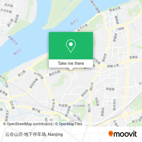 云谷山庄-地下停车场 map