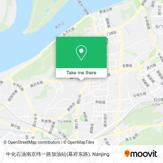 中化石油南京纬一路加油站(幕府东路) map