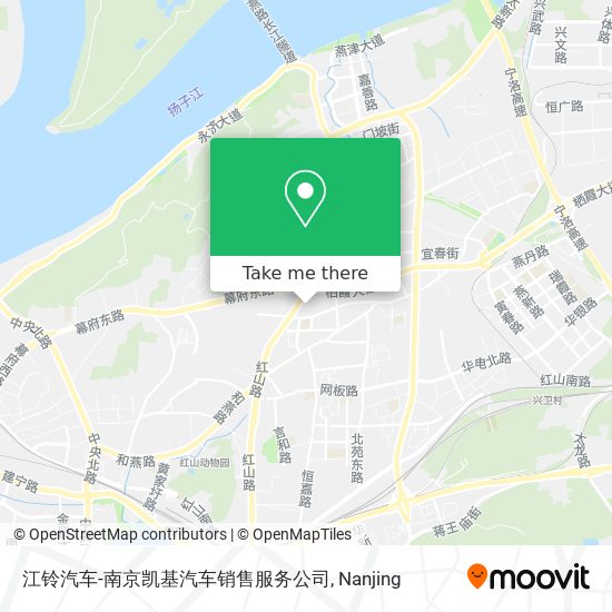 江铃汽车-南京凯基汽车销售服务公司 map