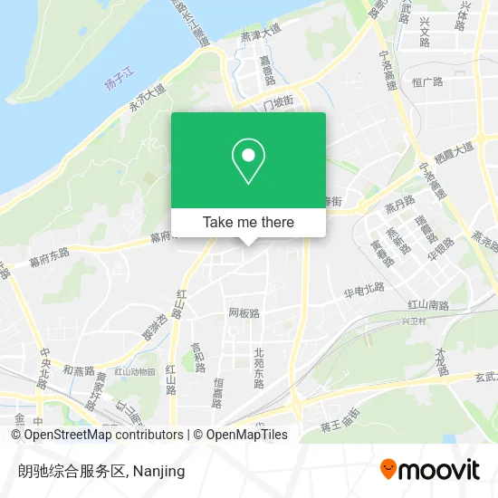 朗驰综合服务区 map