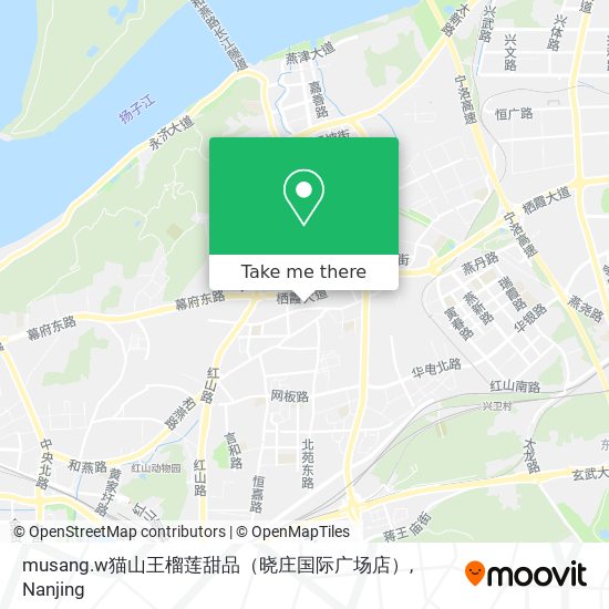 musang.w猫山王榴莲甜品（晓庄国际广场店） map