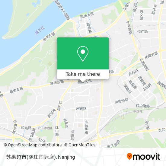 苏果超市(晓庄国际店) map