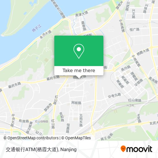 交通银行ATM(栖霞大道) map