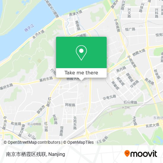 南京市栖霞区残联 map