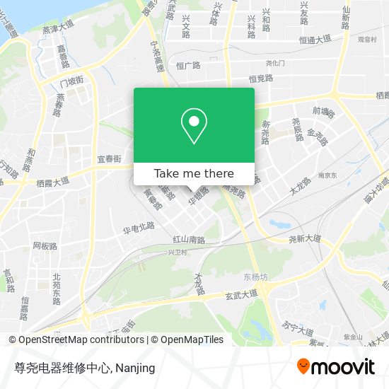 尊尧电器维修中心 map