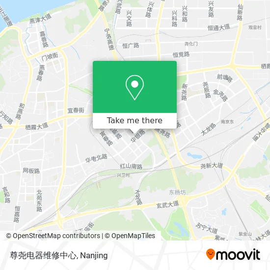 尊尧电器维修中心 map