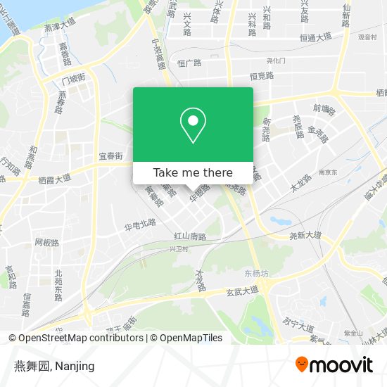 燕舞园 map