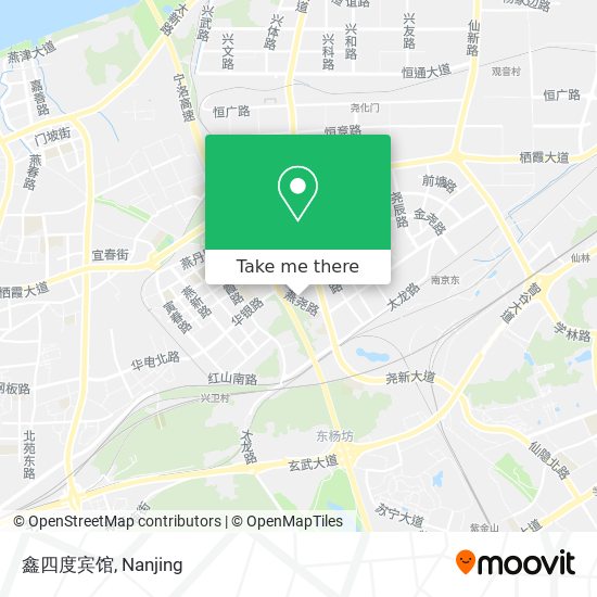 鑫四度宾馆 map