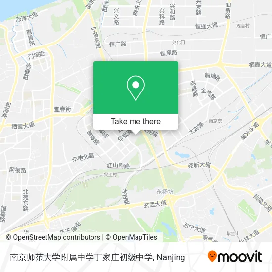 南京师范大学附属中学丁家庄初级中学 map