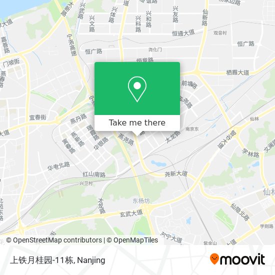 上铁月桂园-11栋 map