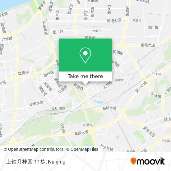 上铁月桂园-11栋 map