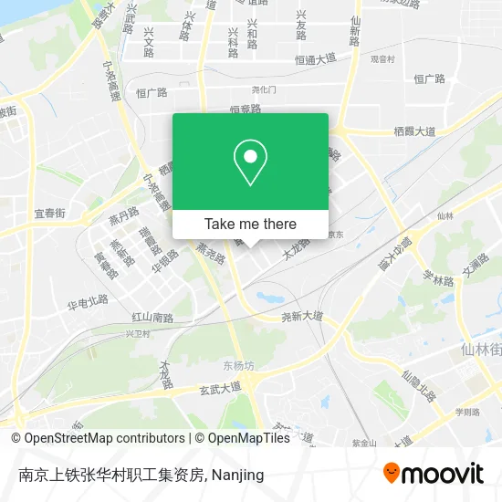 南京上铁张华村职工集资房 map