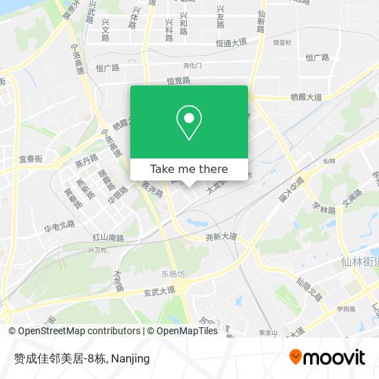 赞成佳邻美居-8栋 map