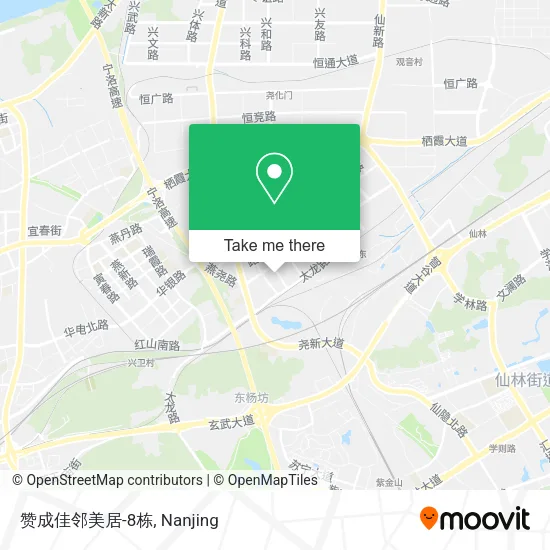 赞成佳邻美居-8栋 map