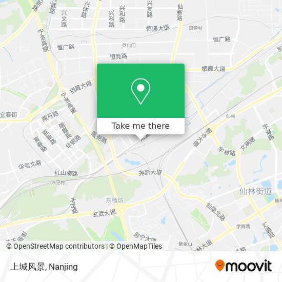 上城风景 map