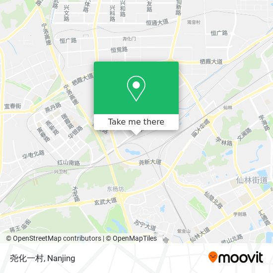 尧化一村 map
