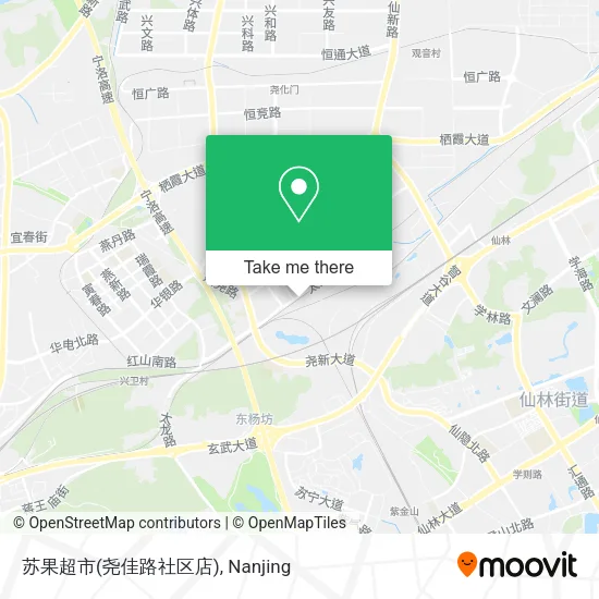 苏果超市(尧佳路社区店) map