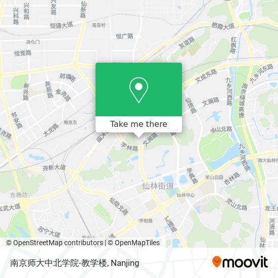 南京师大中北学院-教学楼 map