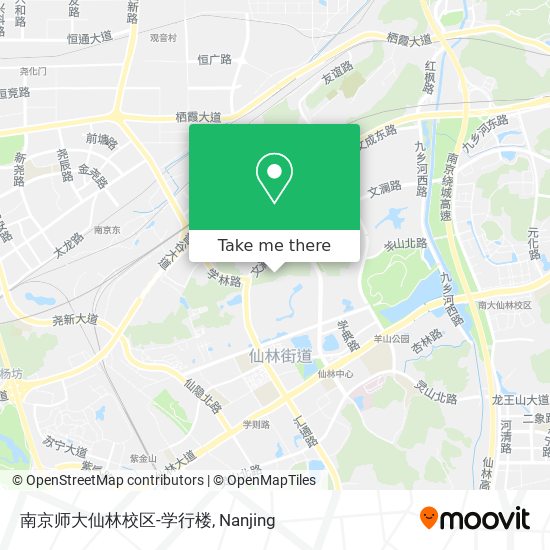 南京师大仙林校区-学行楼 map