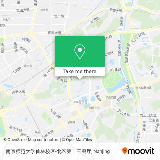 南京师范大学仙林校区-北区第十三餐厅 map