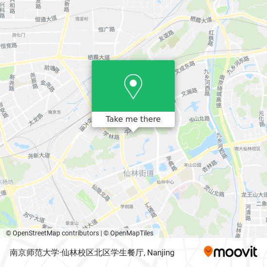 南京师范大学·仙林校区北区学生餐厅 map