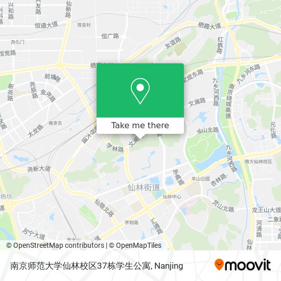 南京师范大学仙林校区37栋学生公寓 map