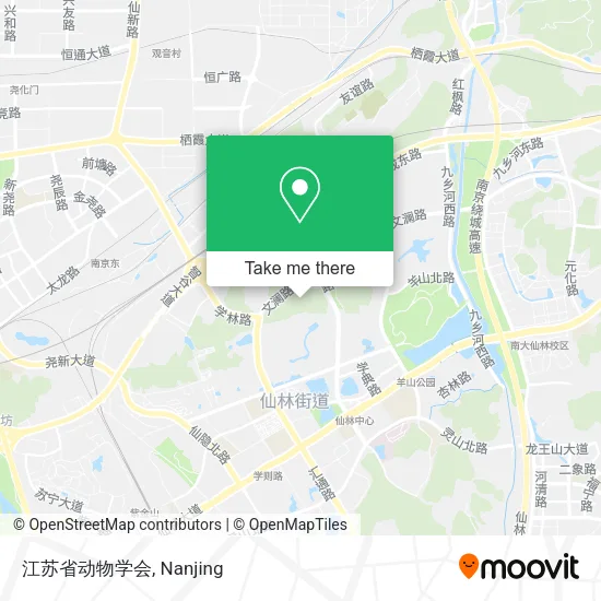 江苏省动物学会 map
