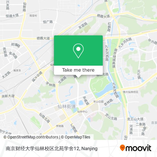 南京财经大学仙林校区北苑学舍12 map