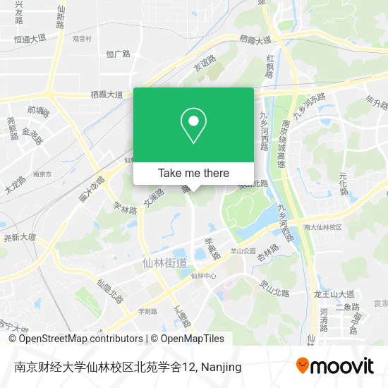 南京财经大学仙林校区北苑学舍12 map