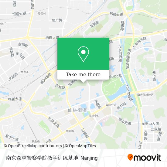 南京森林警察学院教学训练基地 map