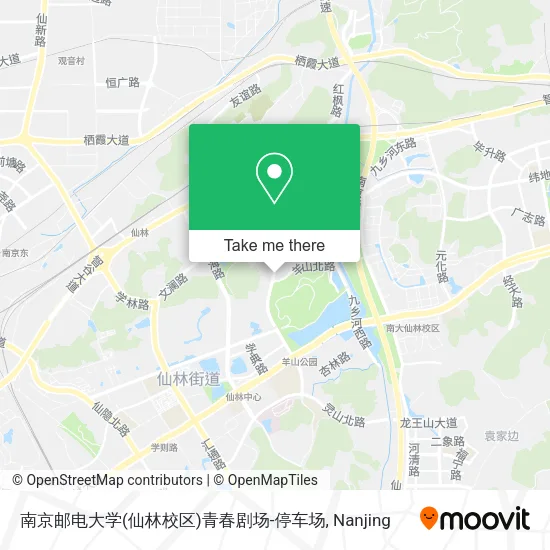 南京邮电大学(仙林校区)青春剧场-停车场 map