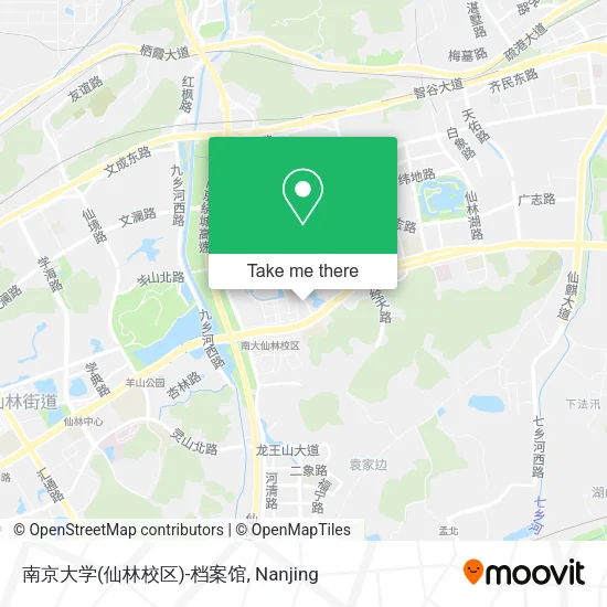 南京大学(仙林校区)-档案馆 map