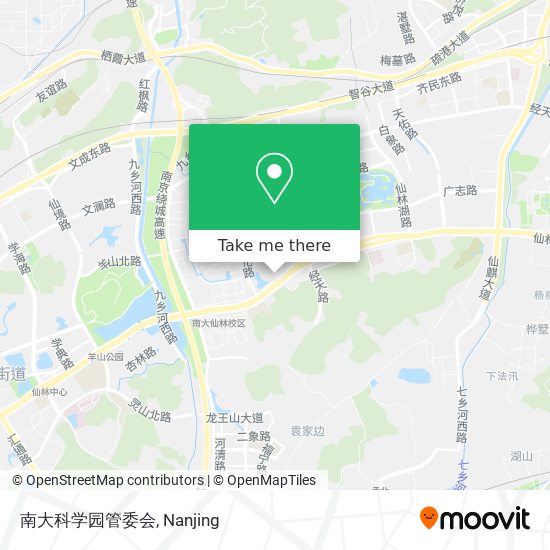 南大科学园管委会 map